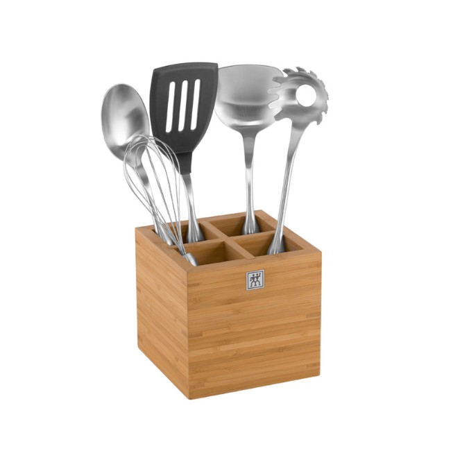Държач за кухненски прибори, 4 отделения, бамбук - Zwilling
