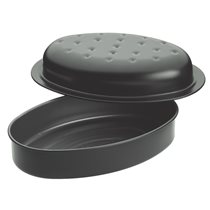 Овална тава за пържола, 27 х 18 см, въглеродна стомана - от Kitchen Craft