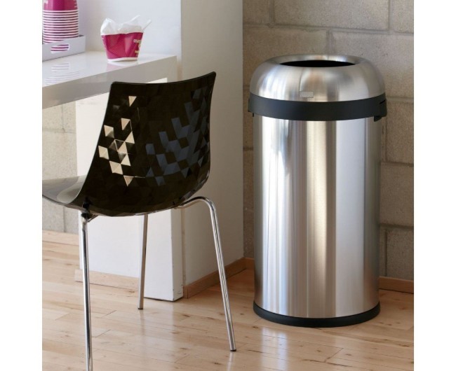 Кошче за боклук, 60 L, неръждаема стомана - simplehuman