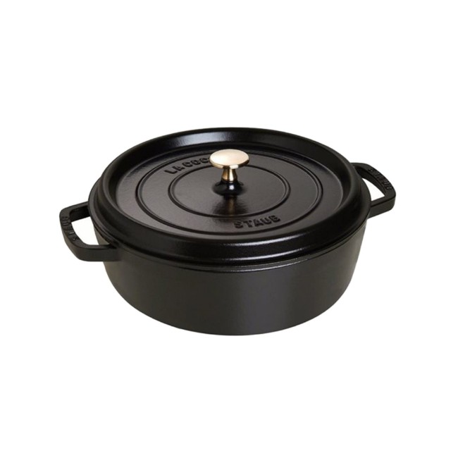 Тенджера за готвене на кокот, изработена от чугун 26 см/4 л, Black - Staub