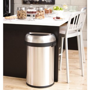 Кофа за боклук полукръг, 60 л, неръждаема стомана - simplehuman