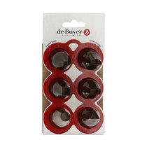 Комплект от 6 броя накрайници за сладкиши, тритан, "Geometric" - марка "de Buyer".