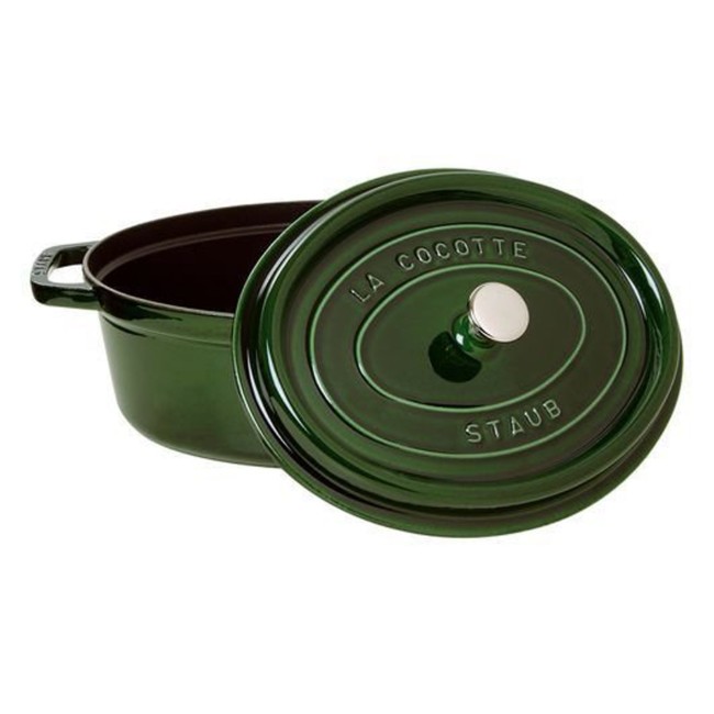 Овален съд за готвене Cocotte, чугун, 31cm/5.5L, Basil - Staub