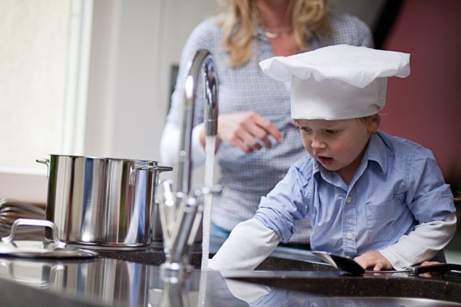 Тенджера за готвене с капак, 30 см/16 л, неръждаема стомана, "Apollo" - Demeyere