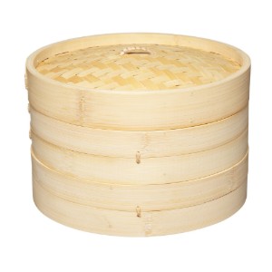 Комплект за готвене на пара, бамбук, 25 см - марка Kitchen Craft