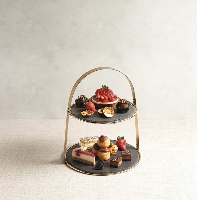 Многоетажна чиния "Артеза", 25 / 29,5 см, шисти - от Kitchen Craft