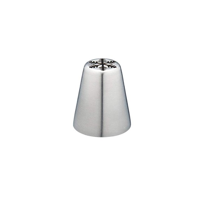 Руски накрайник за декориране с глазура, модел снежинка, 3 см - от Kitchen Craft