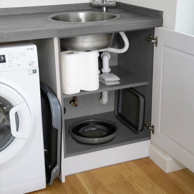 Сгъваем кош за пране “Smart Space”, полипропилен, 60,5 х 40 см - произведен от Kitchen Craft