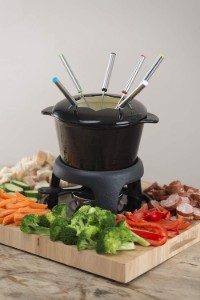 Комплект фондю от 8 части, изработен от емайлиран чугун - от Kitchen Craft