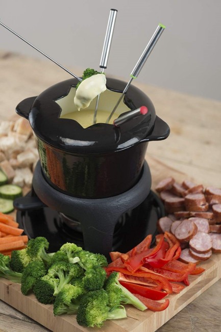 Комплект фондю от 8 части, изработен от емайлиран чугун, "MasterClass" - от Kitchen Craft