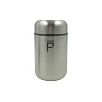 Термоизолиращ контейнер "DrinkPod" за течности, 400 мл, Сребърен цвят - Grunwerg 