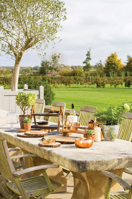 Тава за сервиране на храна 2 нива, 40 х 30 см, шисти - от Artesa