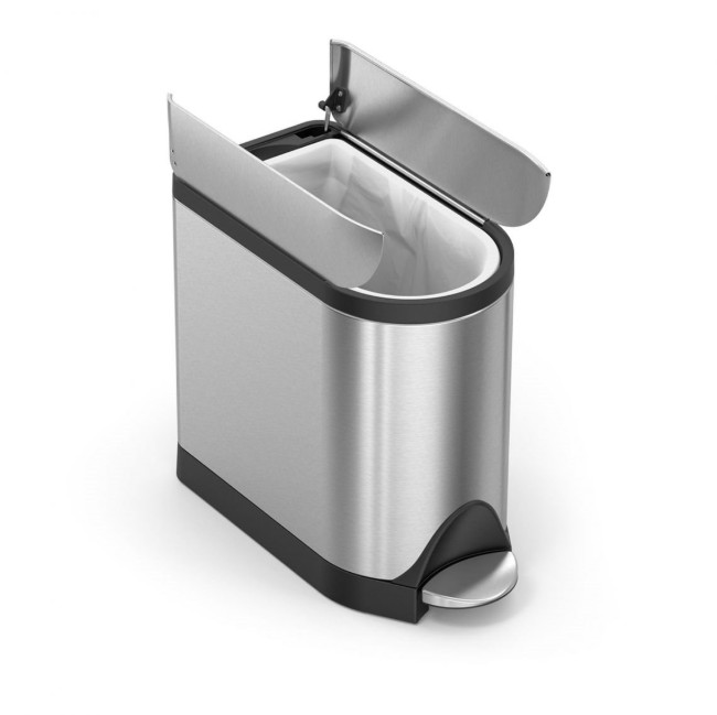 Кошче за боклук с педал, 10 л, неръждаема стомана - simplehuman