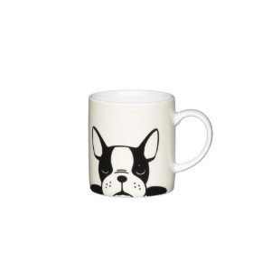 Порцеланова чаша за еспресо, модел "French bulldog", 80 мл - от Kitchen Craft