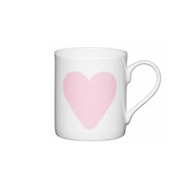 Чаша "Голямо розово сърце", порцелан 250 мл - от Kitchen Craft