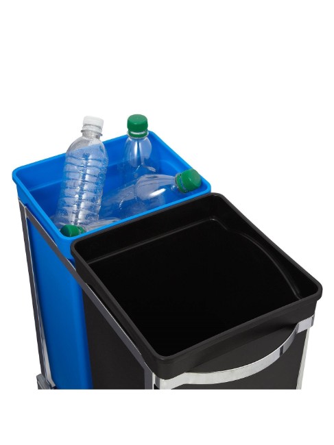 Прибиращ се кош за боклук, с отделения, 35 L - simplehuman