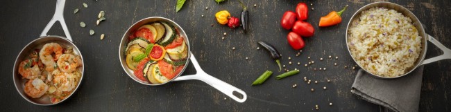 Тиган за пържене, 3 слоя, 12 см "Resto", неръждаема стомана - Demeyere