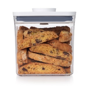 Квадратен контейнер за храна, пластмасов, 16 x 16 x 16 cm, 2,6 L - OXO