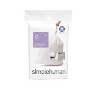 Торби за боклук, код B, 6 L / 30 бр., пластмасови - simplehuman