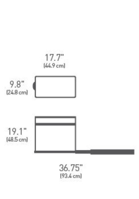 Прибиращ се кош за боклук, 30 L - simplehuman