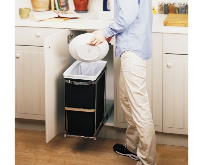 Прибиращ се кош за боклук, 30 L - simplehuman