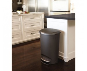 Кошче за боклук с педал, 50 л, пластмаса - simplehuman