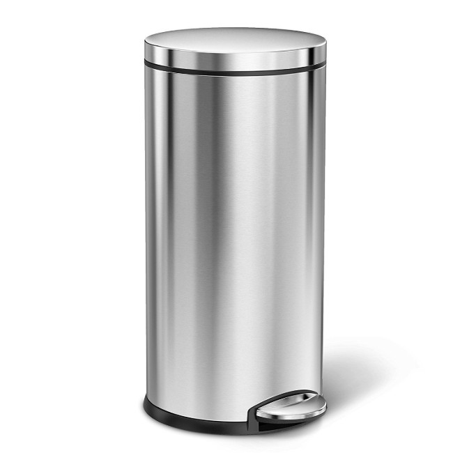 Кошче за боклук с педал, 30 л, неръждаема стомана - simplehuman