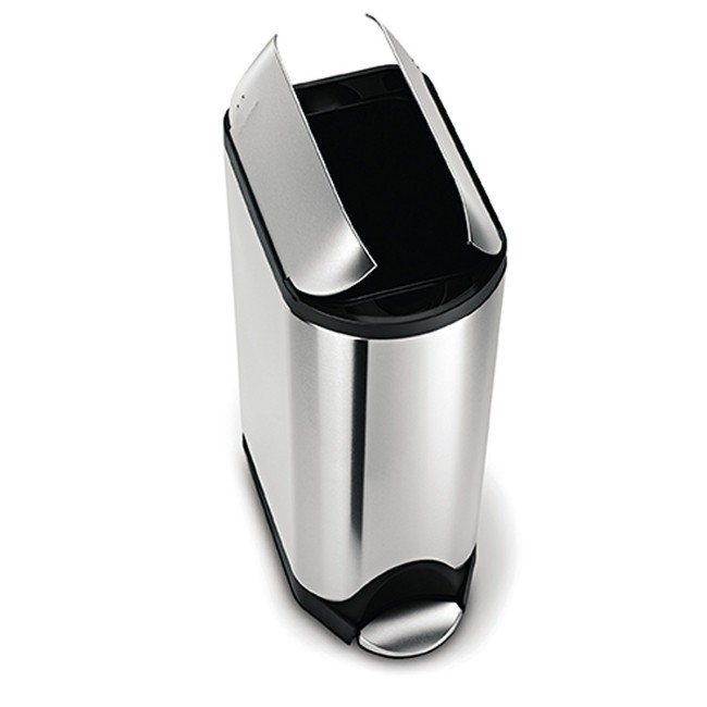 Кошче за боклук с педал, 45 L, неръждаема стомана - simplehuman