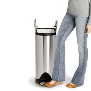 Кошче за боклук с педал, 45 L, неръждаема стомана - simplehuman