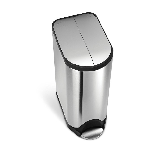 Кошче за боклук с педал, 30 л, неръждаема стомана - simplehuman