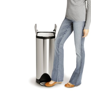 Кошче за боклук с педал, 30 л, неръждаема стомана - simplehuman