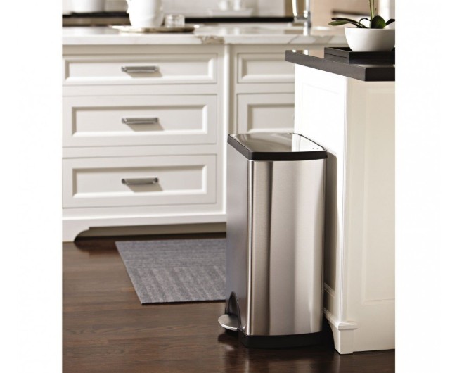 Кошче за боклук с педал, 38 L, неръждаема стомана - simplehuman