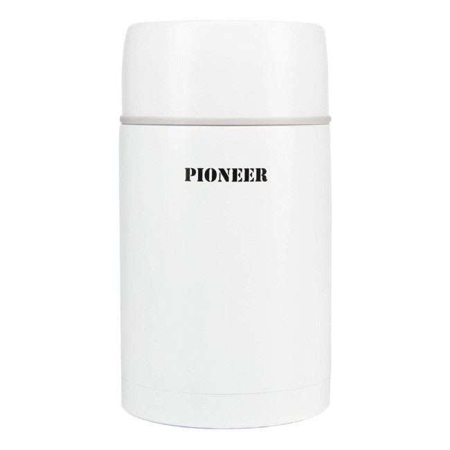 Топлоизолационен съд "Pioneer" за супа, 1 л, Бял - Grunwerg