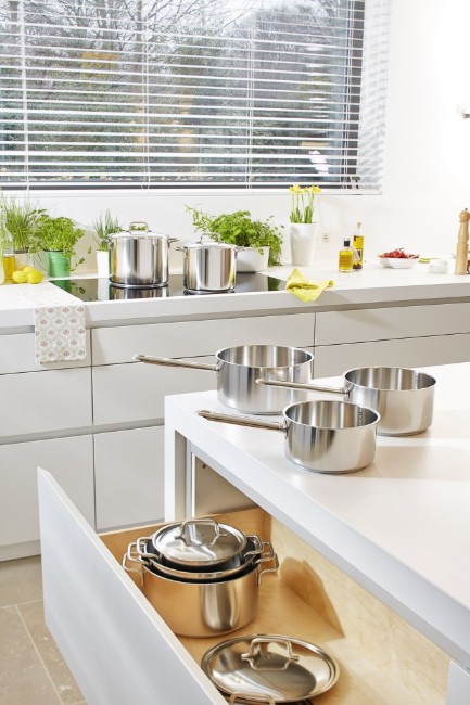 Тенджера 14 см/1 л "Apollo", неръждаема стомана - Demeyere