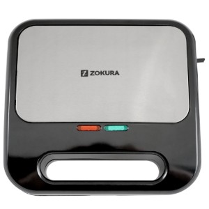 Сандвич машина 3 в 1, 2 филийки, 800 W - Zokura