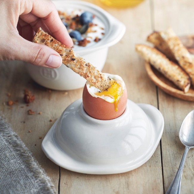 Купа с поставка за яйца, 14 х 11 см, "Глина" - Емил Хенри