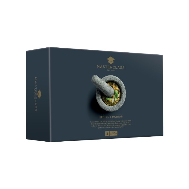 Хаван и пестик, 12 см, гранит, “MasterClass” - марка Kitchen Craft