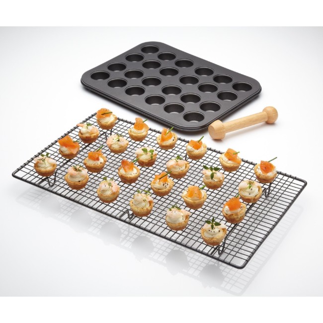 Тава за мини-тарти, 35 х 27 см, изработена от стомана - Kitchen Craft