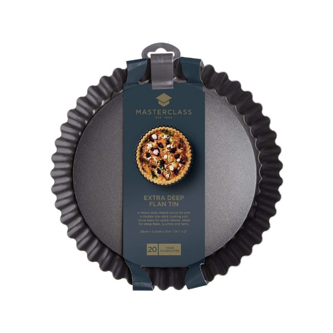 Висока тава за тарти, 25 см, стомана, "MasterClass" - от Kitchen Craft