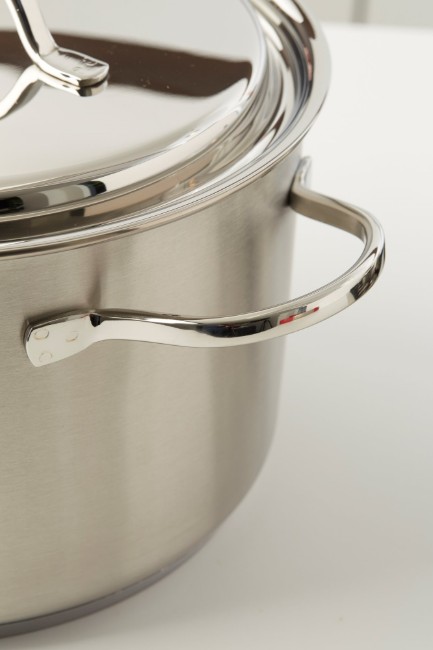 Тенджера с капак, 24 см / 6 л, неръждаема стомана, "Resto" - Demeyere