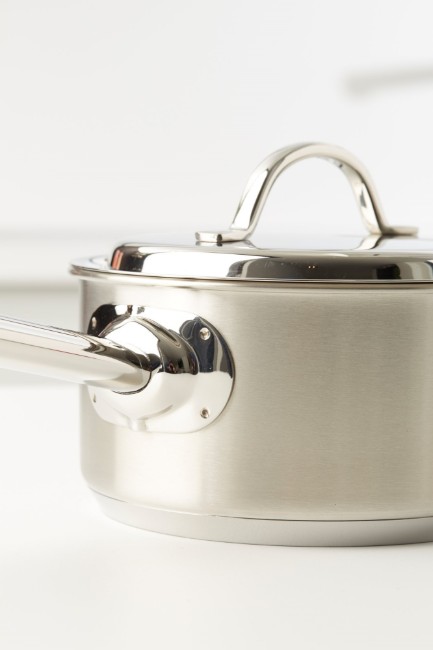 Тенджера с капак, 16 см / 1,5 л, неръждаема стомана, "Resto" - Demeyere