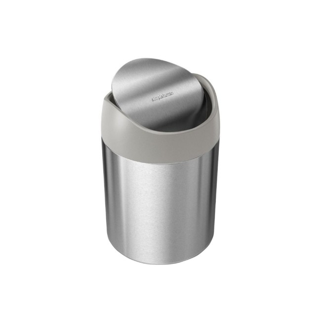 Мини кошче за боклук, 1,5 л, неръждаема стомана - simplehuman