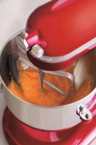 Гъвкава бъркалка за миксер, за купа 6.9L, изработена от метал/силикон - марка KitchenAid