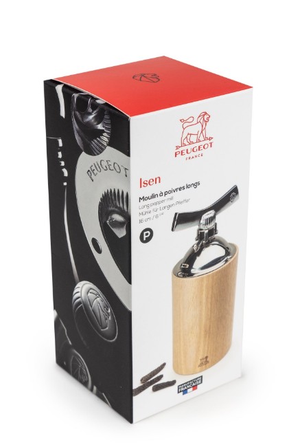 "Isen" мелница за дълъг пипер, 16 см, Natural - Peugeot