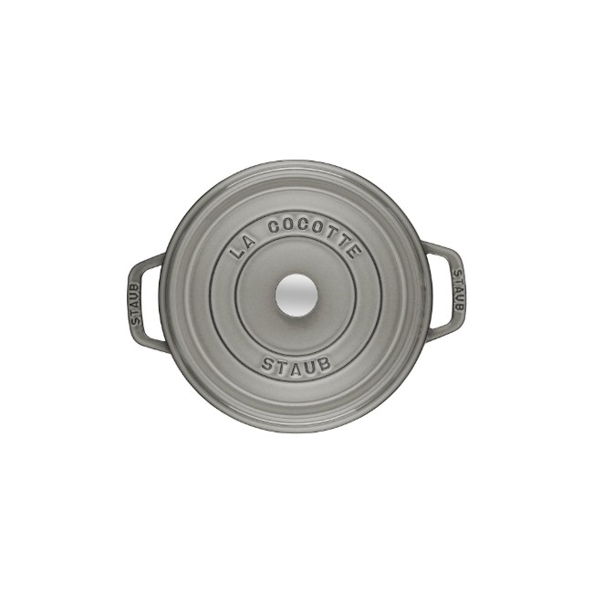 Кокотен съд за готвене от чугун 20 см/2,2 л, Graphite Grey - Staub