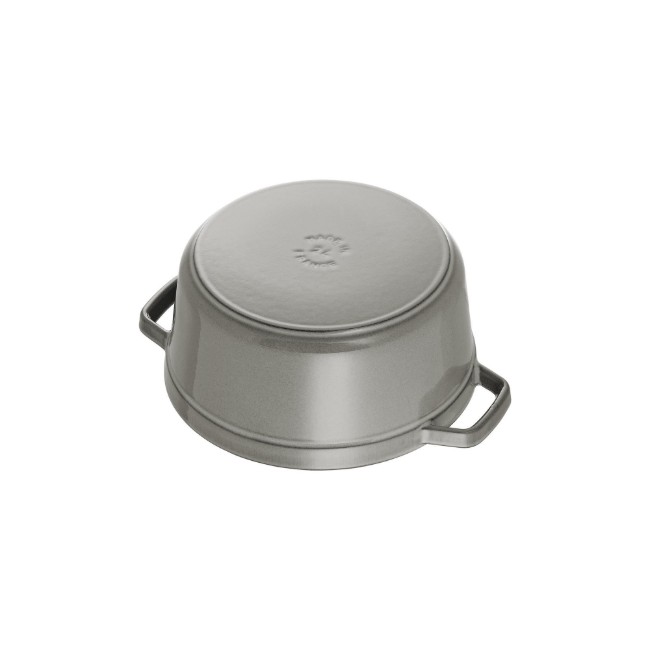 Кокотен съд за готвене от чугун 20 см/2,2 л, Graphite Grey - Staub