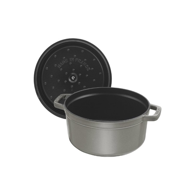 Кокотен съд за готвене от чугун 20 см/2,2 л, Graphite Grey - Staub