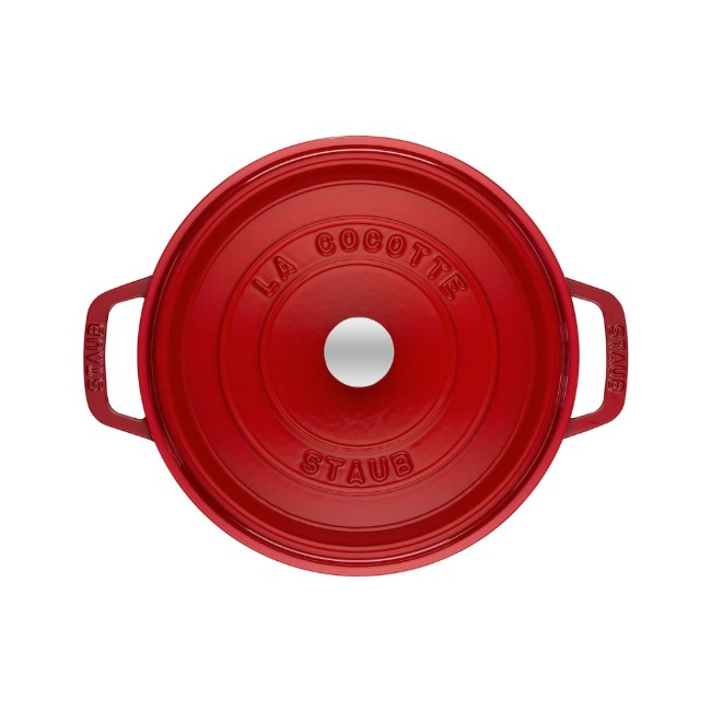 Тенджера за готвене на кокот, изработена от чугун 24 см/3,8 л, Cherry - Staub