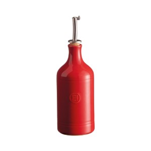 Дозатор за олио, керамичен, 0.45L, Burgundy - Еmile Henry