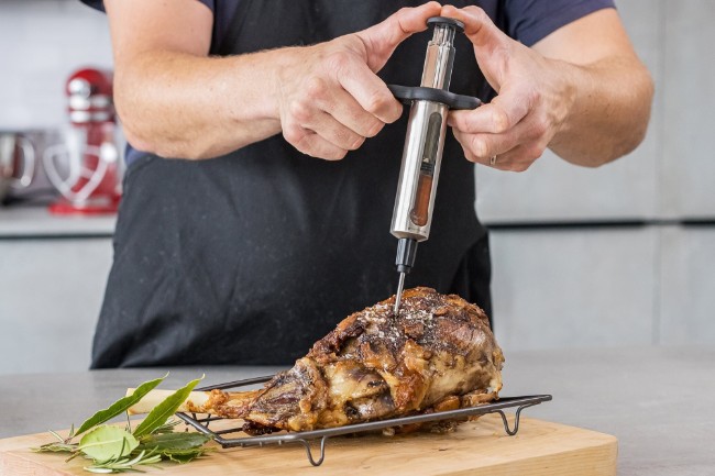 Кухненска спринцовка 45 мл, изработена от неръждаема стомана, “MasterClass” - от Kitchen Craft